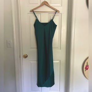 Papaya Slip Dress Emerald TBP x Knix